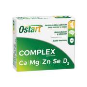 OSTART COMPLEX CA+MG+ZN+SE+D3 20 COMPRIMATE FILMATE