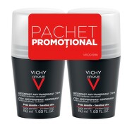 VICHY HOMME DEO ROLL-ON CONTROL EXTREM EFICACITATE 72H 2 X 50ML