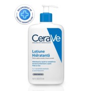 CERAVE LOTIUNE HIDRATANTA FATA SI CORP PIELE USCATA SI FOARTE USCATA 473ML