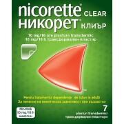 NICORETTE CLEAR 10MG/16H PLASTURI TRANSDERMICI 7BUC
