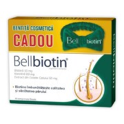 PACHET ZDROVIT BELLBIOTIN 30 DE COMPRIMATE + BENTITA COSMETICA CADOU