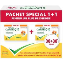 PACHET  WALMARK COENZIMA Q10 + CARNITINA 30+30 CAPSULE