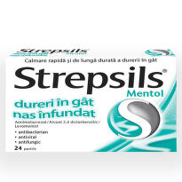 STREPSILS MENTOL 24 PASTILE