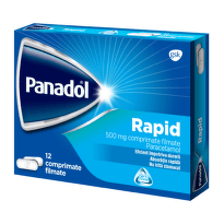 PANADOL RAPID 500MG X 12 COMPRIMATE FILMATE