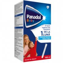 PANADOL BABY 120MG/5ML SUSPENSIE ORALA 100ML