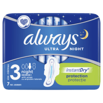 ALWAYS ULTRA NIGHT ABSORBANTE 7BUC