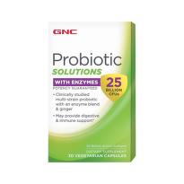 GNC PROBIOTIC SOLUTIONS WITH ENZYMES X 30 CAPSULE VEGETALE
