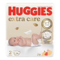 HUGGIES EXTRA CARE 2 3-6 KG 24 BUCATI
