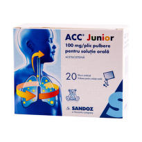 ACC JUNIOR 100MG X 20PLICURI