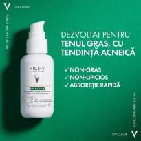 VICHY CAPITAL SOLEIL UV-CLEAR SPF50+ FLUID ANTI IMPERFECTIUNI  40 ML