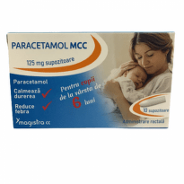 MAGISTRA PARACETAMOL 125MG SUPOZITOARE 10BUC