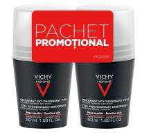 VICHY HOMME DEO ROLL-ON CONTROL EXTREM EFICACITATE 72H 2 X 50ML