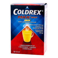 COLDREX MAXGRIP LEMON 10PLICURI