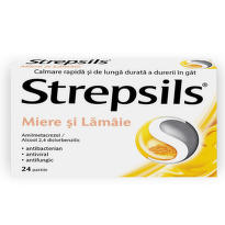 STREPSILS MIERE SI LAMAIE 24 PASTILE