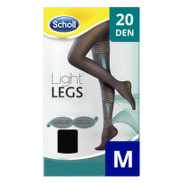 SCHOLL LIGHT LEGS 20 DEN BLACK M
