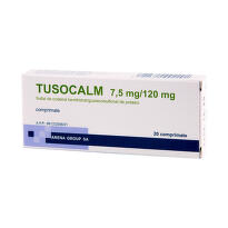 TUSOCALM 7.5MG/120MG X 20 COMPRIMATE