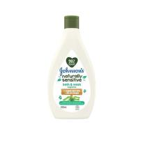 JOHNSONS BABY NATURALLY SENSITIVE BATH WASH 395ML