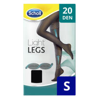 SCHOLL LIGHT LEGS 20 DEN BLACK S