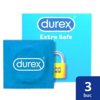 DUREX PREZERVATIVE EXTRA SAFE 3 BUCATI