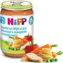 HIPP 368 PUI CU LEGUME SI TAITEI 220G