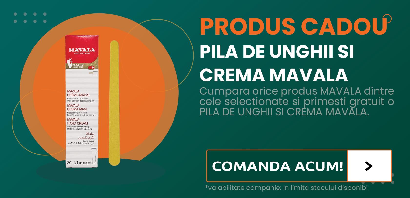 promo gift PILA+CREMA MAVALA