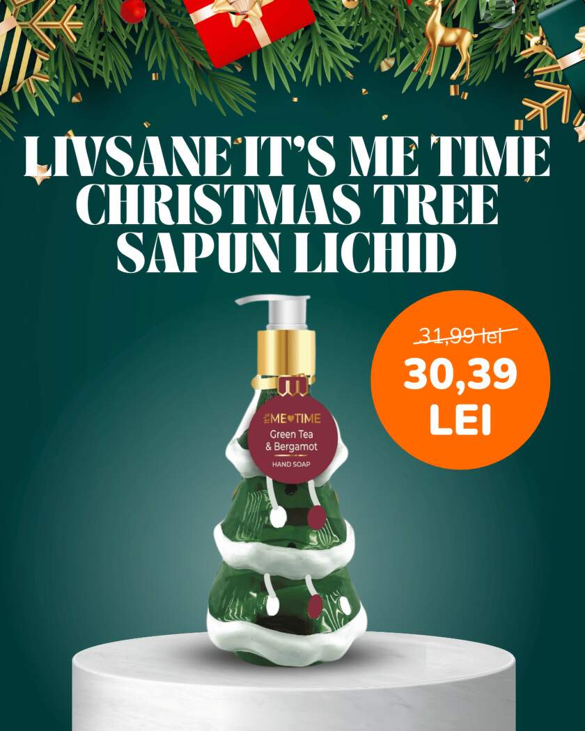 FIMCODITIS02 -  LIVSANE IT'S ME TIME CHRISTMAS TREE SAPUN LICHID (1)